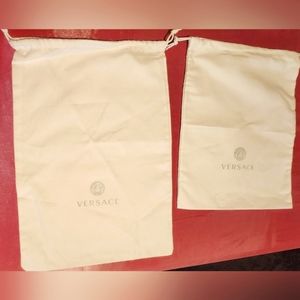 2 Versace dust cover drawstring bags